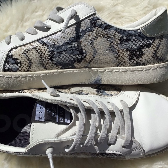 Vintage Havana Kate VH Design Faux Snakeskin Leather Slip-on Sneakers - Picture 8 of 15